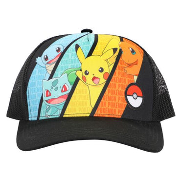 Pokemon - Pokeball Patch With Mesh Snapback Hat