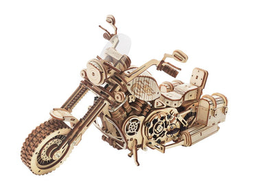 3D Wooden Puzzle - Cruiser Motorcycle