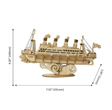 3D Wooden Puzzle - Cruise Ship