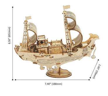 Wooden 3D Puzzle - Japanese Diplomatic Ship