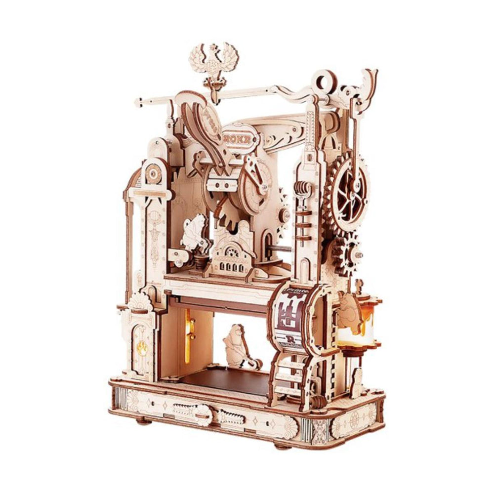 3D Wooden Puzzle - Printing Press