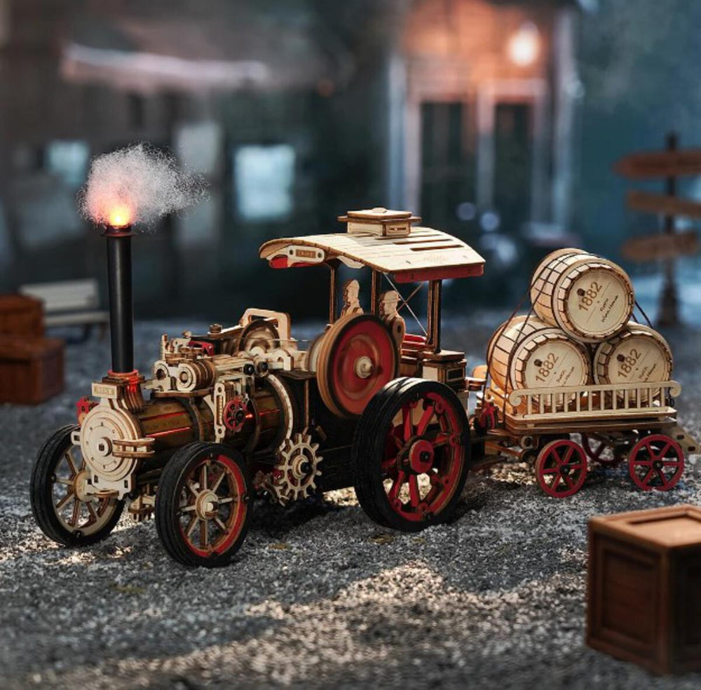 3D Wooden Puzzle - Steam Engine