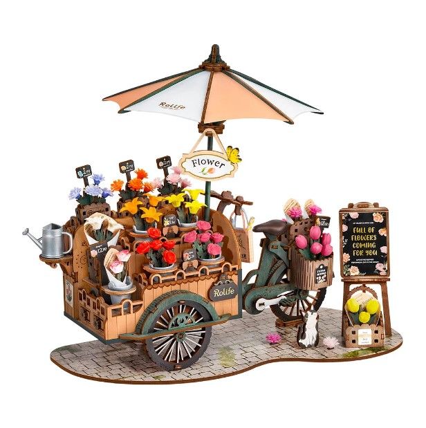 Wooden Craft - Blossom Cart