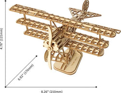 3D Wooden Puzzle - Airplane
