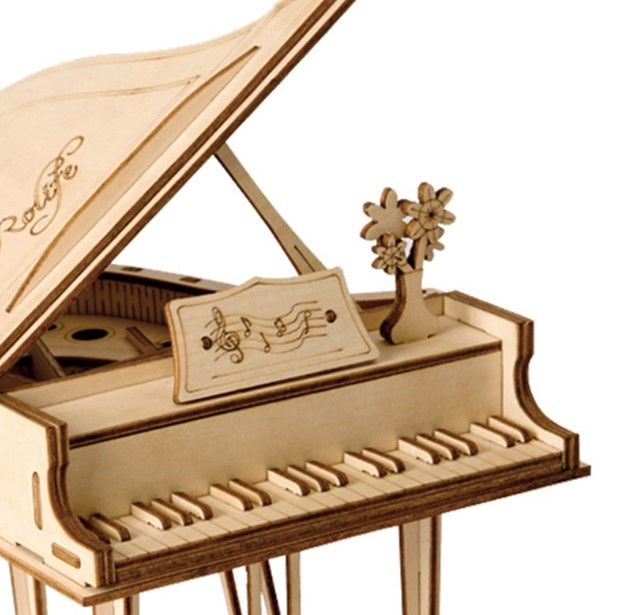 3D Wooden Puzzle - Grand Piano