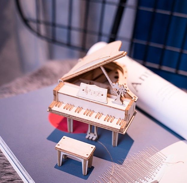 3D Wooden Puzzle - Grand Piano