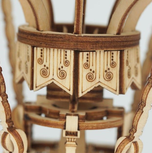 3D Wooden Puzzle - Hot Air Balloon