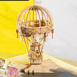 3D Wooden Puzzle - Hot Air Balloon