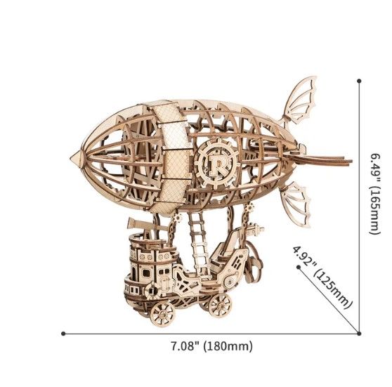 3D Wooden Puzzle - Airship