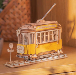 3D Wooden Puzzle - Tramcar