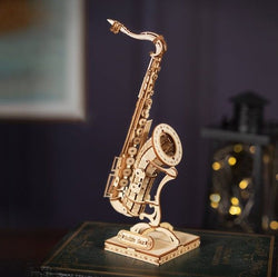 3D Wooden Puzzle - Saxophone