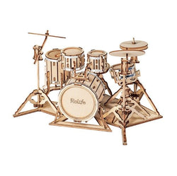 3D Wooden Puzzle - Drum Kit