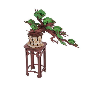 Wooden Bloom Craft - Evergreen Pine Bonsai
