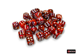 Festive 12mm d6 Dice Block (36 dice)