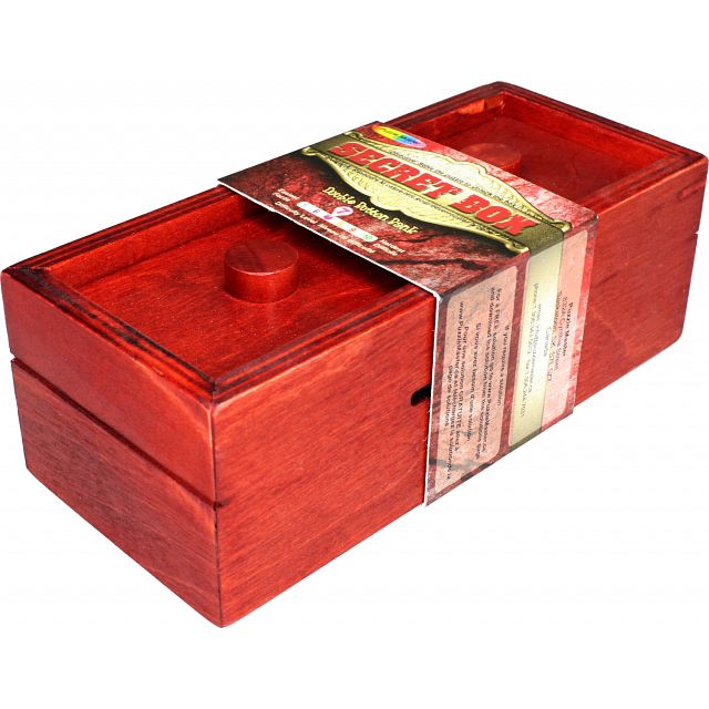 Double Button Puzzle Bank