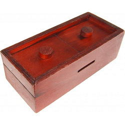Double Button Puzzle Bank