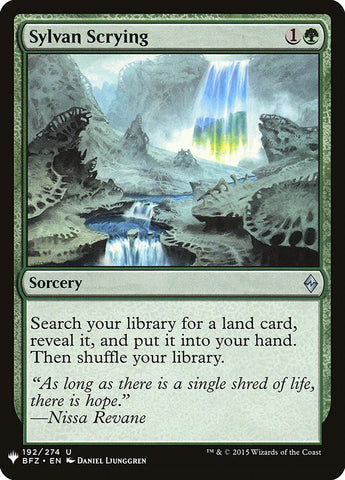 Sylvan Scrying [Mystery Booster]