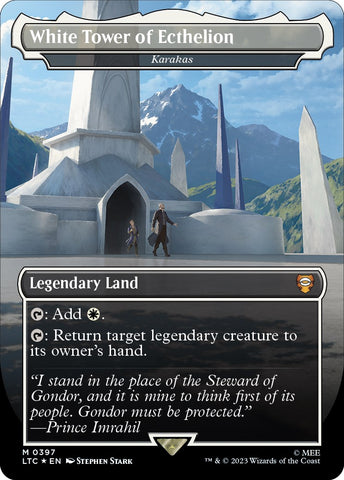 White Tower of Ecthelion - Karakas (Surge Foil Realms and Relics) [The Lord of the Rings: Tales of Middle-Earth Commander]