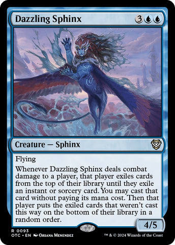Dazzling Sphinx [Outlaws of Thunder Junction Commander]