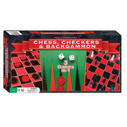 3-in-1 - CHESS/CHECKERS/BACKGAMMON