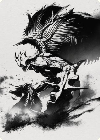 Phyrexian Vindicator 2 Art Card [Phyrexia: All Will Be One Art Series]