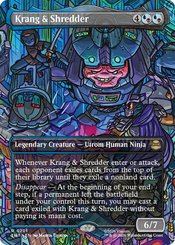 Krang & Shredder (Borderless) [Teenage Mutant Ninja Turtles]