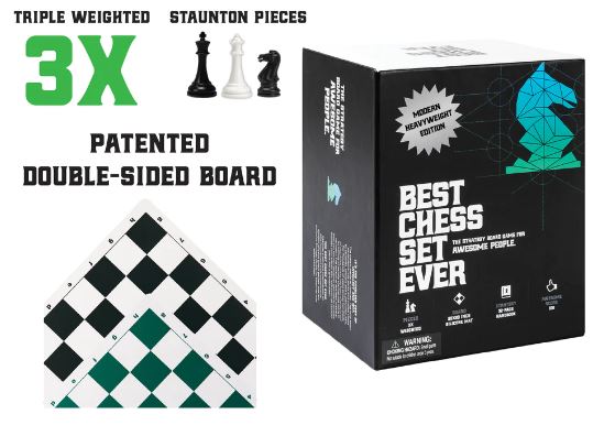 Best Chess Set Ever: Modern Style 3x Reversible