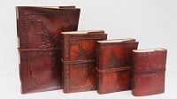 Handmade Leather Book - 6" x 4.5"