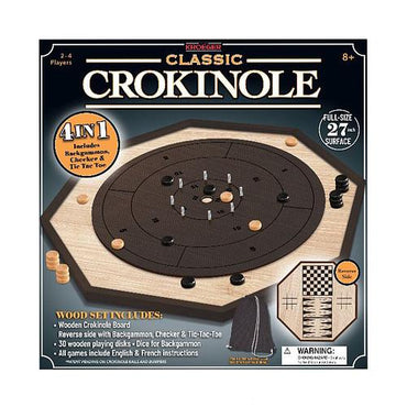 Classic Crokinole 4 in 1