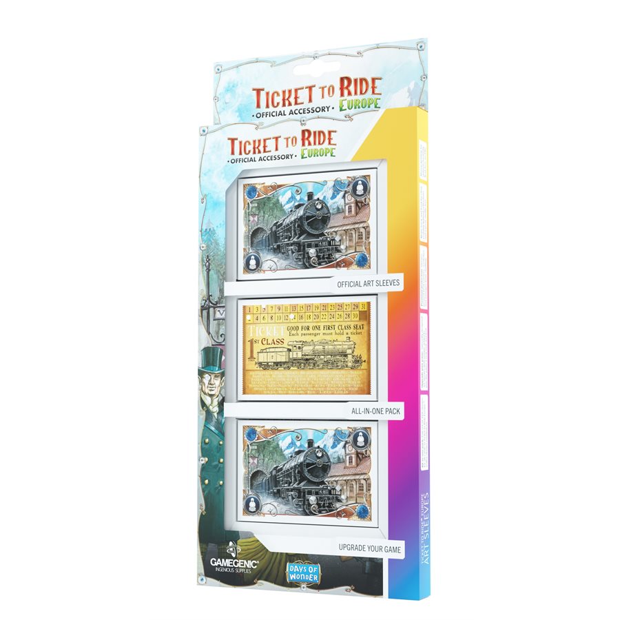 Ticket to Ride: Europe Art Sleeves