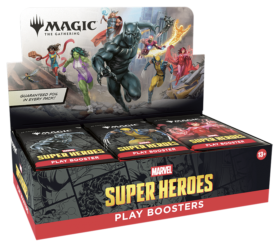 Marvel Super Heroes - Play Booster Box LIMIT 1 per customer (PREORDER: Available June 19)