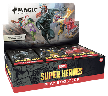 Marvel Super Heroes - Play Booster Box LIMIT 1 per customer (PREORDER: Available June 19)
