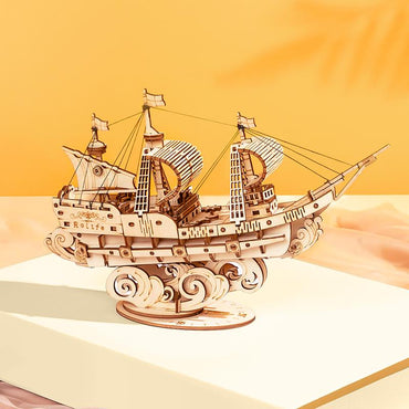 Wooden 3D Puzzle - Sailing Ship