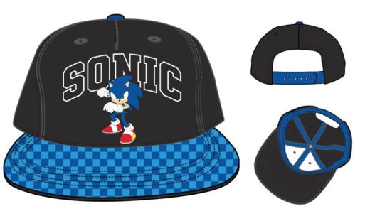Sonic Baseball Checkered Brim Snapback