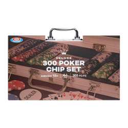 300pc 11.5g Poker Chips in Aluminum Case