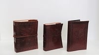 Handmade Leather Book - 7" x 5"