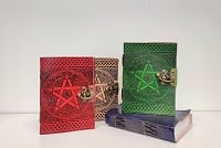 Handmade Leather Book - 7" x 5"