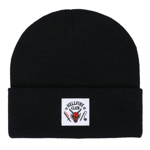Stranger Things - Hellfire Club Woven Label Beanie
