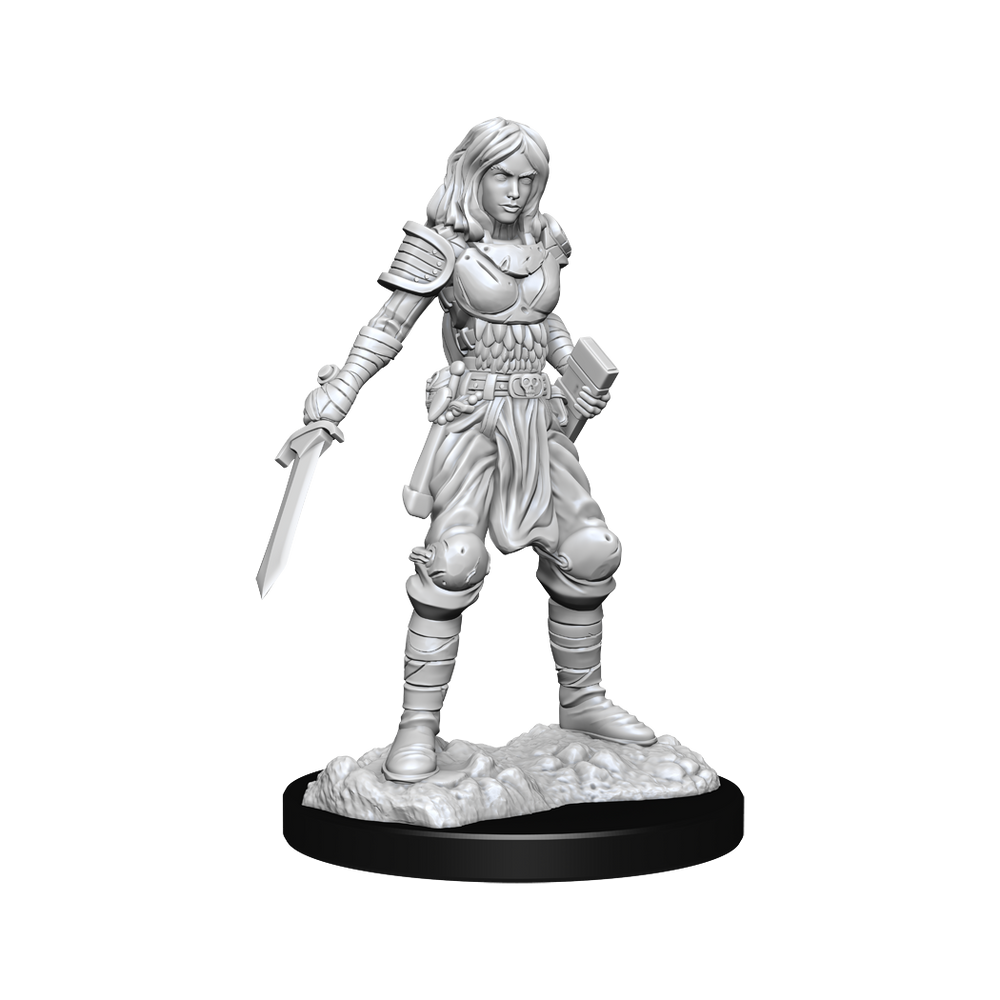 Pathfinder Unpainted Miniatures: Human Fighter Female