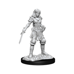 Pathfinder Unpainted Miniatures: Human Fighter Female