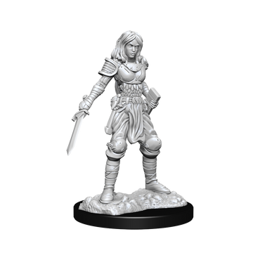 Pathfinder Unpainted Miniatures: Human Fighter Female