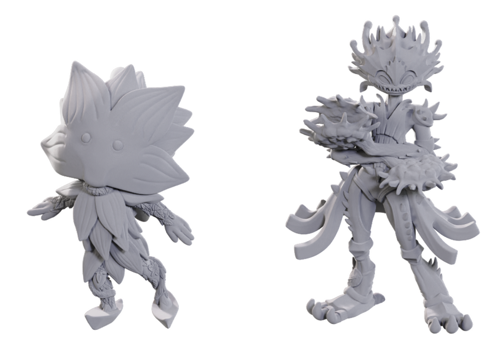 WizKids Unpainted Miniatures: Lotus and Flytrap Leshy