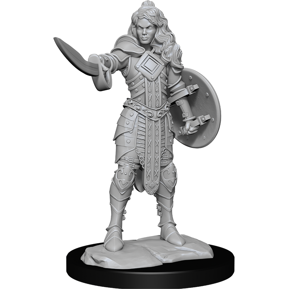Pathfinder Unpainted Miniatures: Female Human Champion