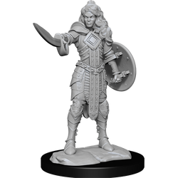 Pathfinder Unpainted Miniatures: Female Human Champion