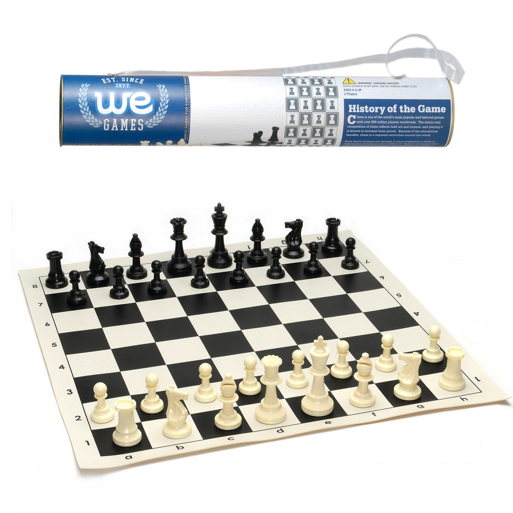 Chess Set: Rollup 17" Vinyl