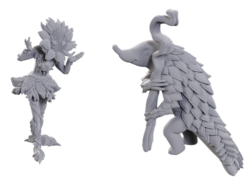 WizKids Unpainted Miniatures: Sunflower and Fruit Leshy