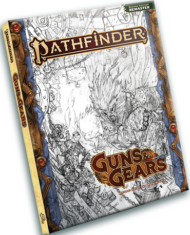Pathfinder Guns and Gears Remastered - Sketch Cover