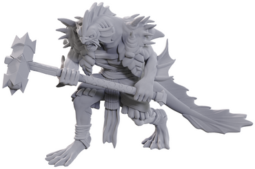 WizKids Unpainted Miniatures: Sahuagin Coral Smasher