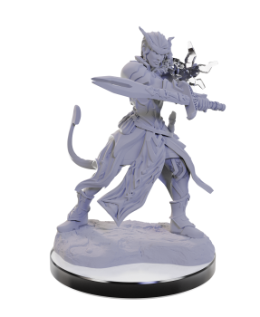 WizKids Unpainted Miniatures: Tiefling Warlocks