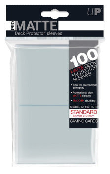 Pro-Matte Deck Protector Sleeves - Clear 100ct